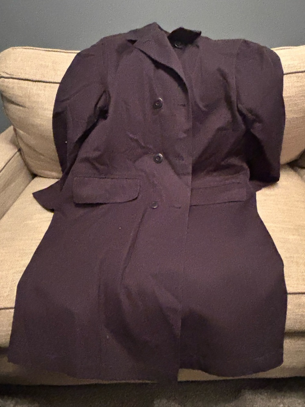 Womens Black London Fog Coat